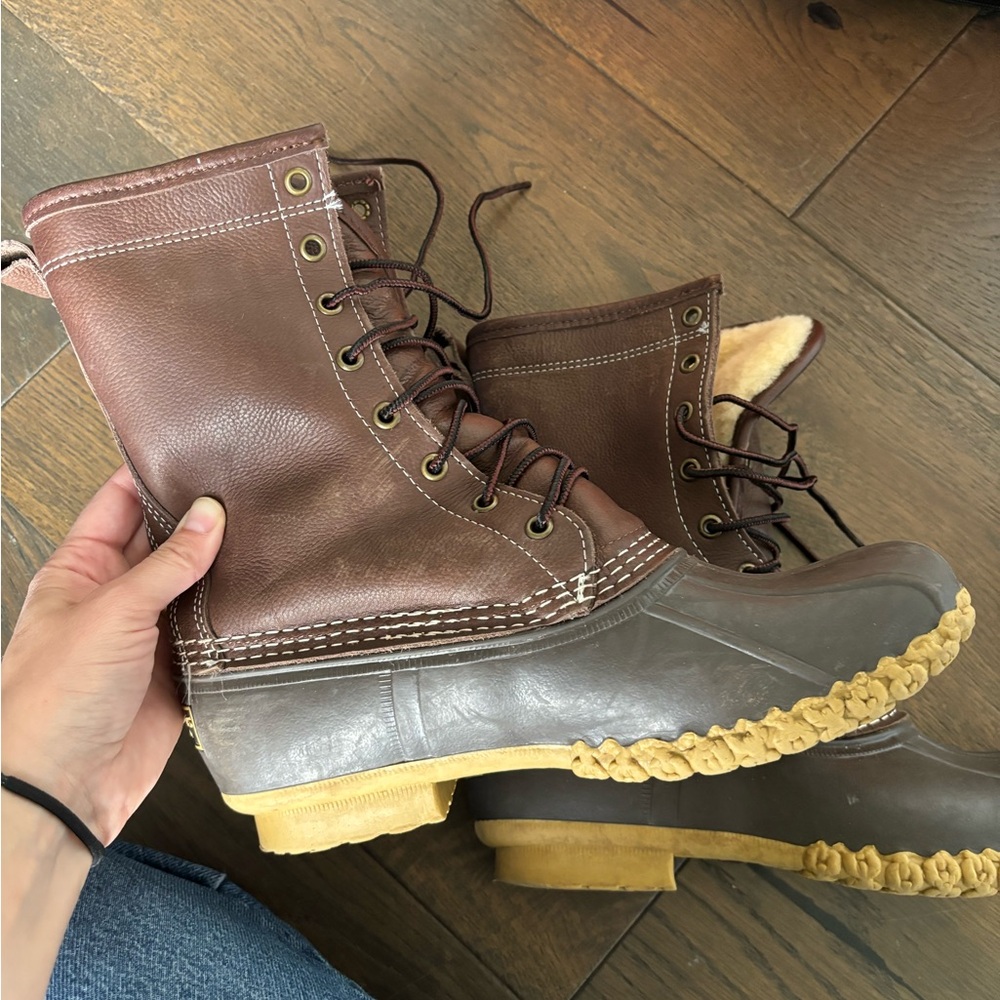L.l Bean Fleece Lined Boots
